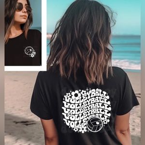 Volleyball Screenprint T-shirt